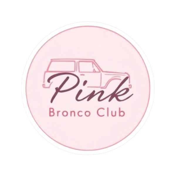 Pink Bronco Club Stickers