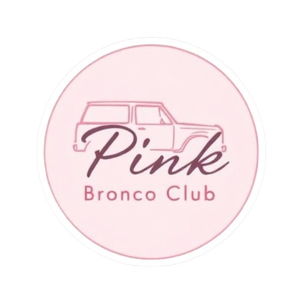 Pink Bronco Club Stickers - Image 4